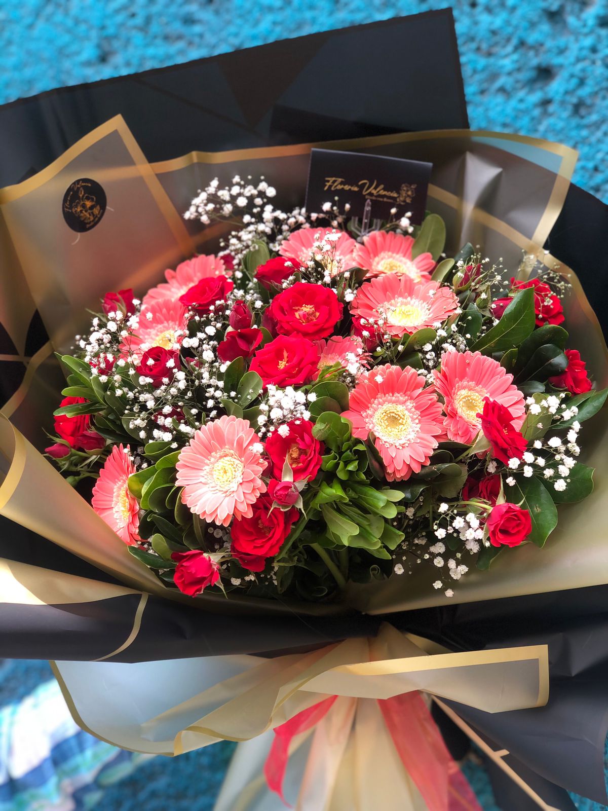 Minigerberas  y minirosas