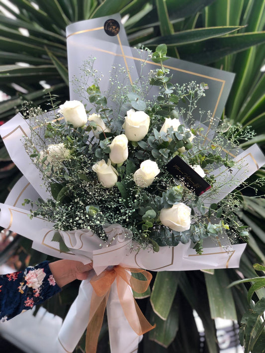 Rosas blancas