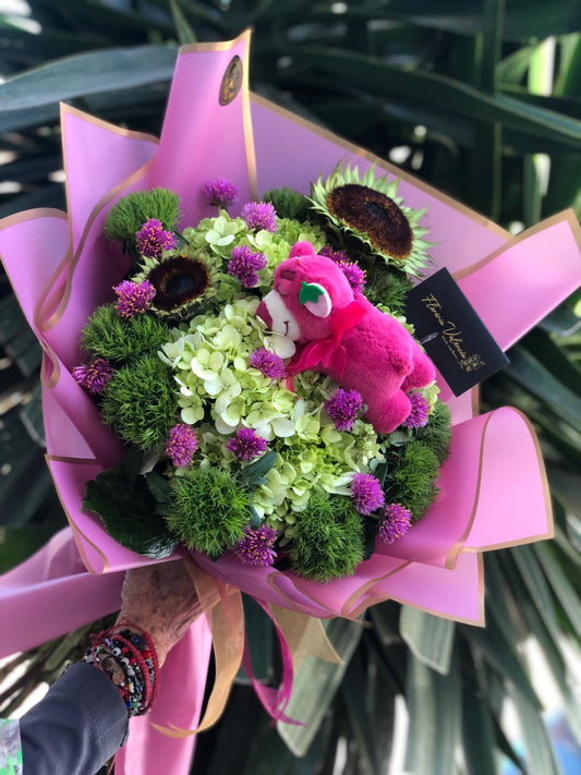 Bouquet green lotso