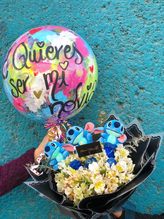Ramo stitch y globo