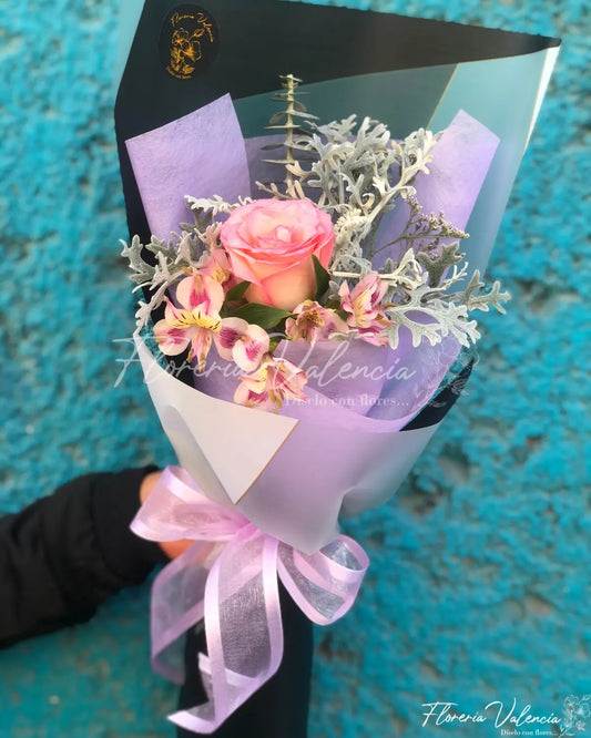 Mini ramo rosa